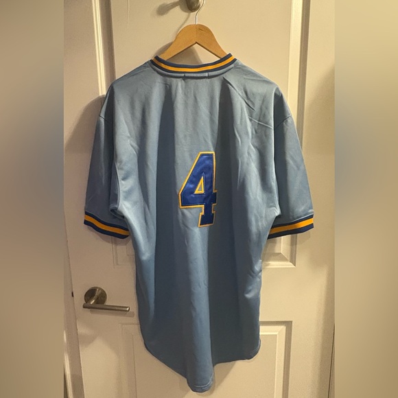 Rare NWT MLB BREWERS JERSEY XL - Picture 8 of 9